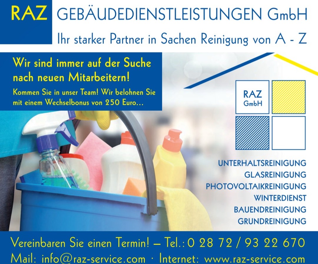 Instagram-Beitrag von RAZ Gebäudedienstleistungen 💨